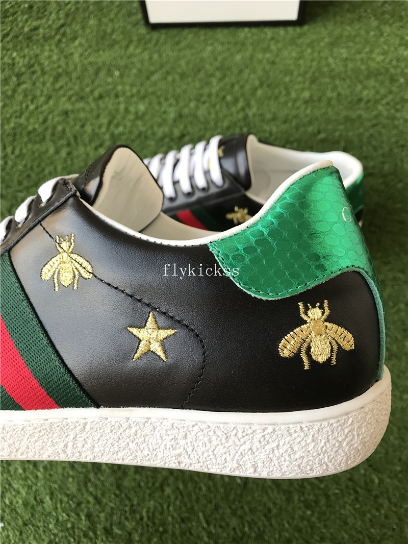 GC Ace Embroidered Sneaker Black Bee